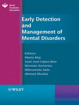 cover image of Early Detection and Management of Mental Disorders